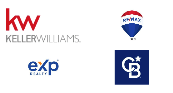 keller williams remax exp realty coldwell banker logos